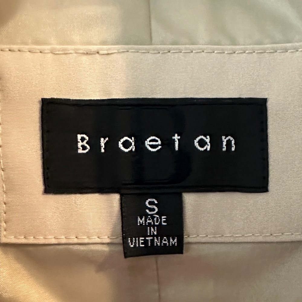 Braetan Elegant Beige Women's rain repelling Trench Coat size small w/belt (F12) - Picture 7 of 13